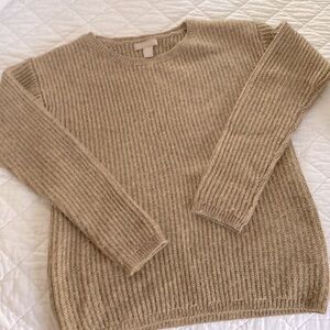Banana Republic gold lurex sweater